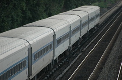 MNCR Shorliner I coaches including the Peekskill @ Riverdale (MNCR Hudson Line). Photo taken by Tamar Weinberg, 7/24/2005.