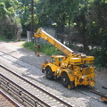 Track maintenance equipment @ Riverdale (MNCR Hudson Line). Photo taken by Brian Weinberg, 7/24/2005.