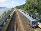 MNCR M7A 4120 @ Riverdale (MNCR Hudson Line). Photo taken by Brian Weinberg, 7/24/2005.
