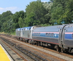 Amtrak P32AC-DM 700 and 716 @ Riverdale (MNCR Hudson Line). Photo taken by Brian Weinberg, 7/24/2005.