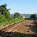 Former wye (now just a junction) at Spuyten Duyvil. Photo taken by Brian Weinberg, 8/3/2005.