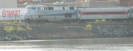 MNCR P32AC-DM 220 and Shoreliner coach &quot;Roger Sherman&quot; @ Marble Hill (MNCR Hudson Line). Photo taken by Brian Weinberg
