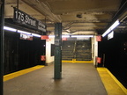 175 St station (A). Looking south at the southern-most exit. Photo taken by Brian Weinberg, 8/21/2005.