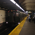 R-1 100 @ 175 St (A). Consist was deadheading to Columbus Circle for a Transit Museum excursion to the Rockaways. South end to n