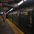 R-4 1300 @ 175 St (A). Consist was deadheading to Columbus Circle for a Transit Museum excursion to the Rockaways. 1300 has just