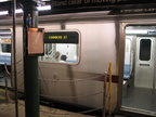 R-142 6656 @ South Ferry (2) [G.O. had only 2 and 5 trains stopping at South Ferry]. Photo taken by Brian Weinberg, 9/11/2005.