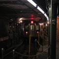 R-142 @ South Ferry (2) [G.O. had only 2 and 5 trains stopping at South Ferry]. Photo taken by Brian Weinberg, 9/11/2005.