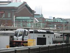 NJT PL42AC 4021 @ Hoboken Terminal. Photo taken by Brian Weinberg, 9/14/2005.