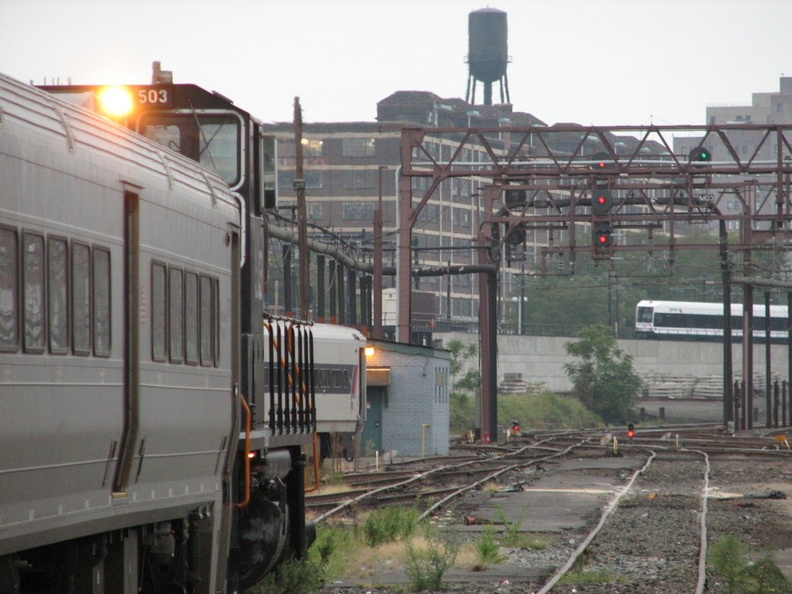 NJT SW1500 503 @ Hoboken Terminal. Photo taken by Brian Weinberg, 9/14/2005.