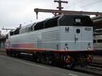 NJT PL42AC 4021 @ Hoboken Terminal. Photo taken by Brian Weinberg, 9/14/2005.