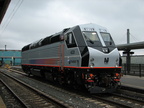 NJT PL42AC 4021 @ Hoboken Terminal. Photo taken by Brian Weinberg, 9/14/2005.