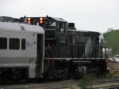 NJT SW1500 503 @ Hoboken Terminal. Photo taken by Brian Weinberg, 9/14/2005.