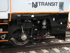 NJT PL42AC 4021 @ Hoboken Terminal. Photo taken by Brian Weinberg, 9/14/2005.