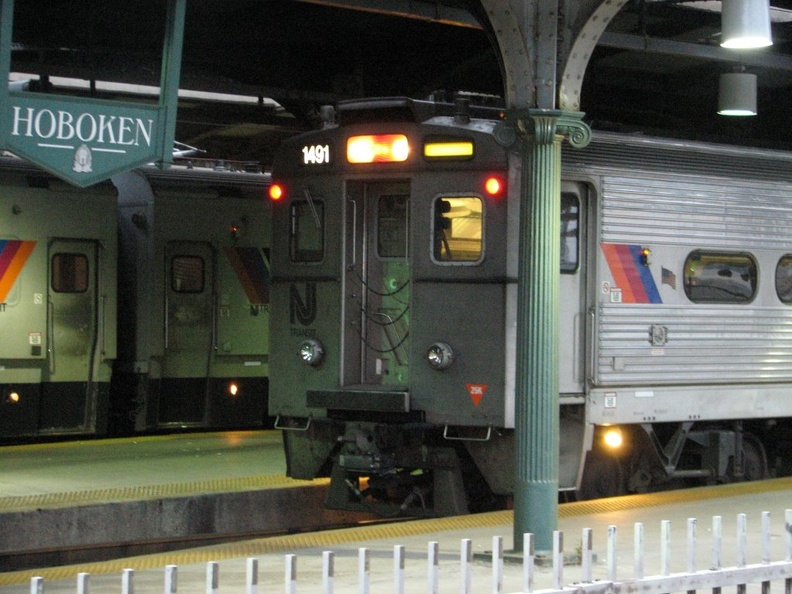 NJT Arrow III MU 1491 @ Hoboken Terminal. Photo taken by Brian Weinberg, 9/14/2005.