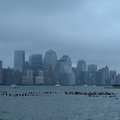 Lower Manhattan skyline. Photo taken by Brian Weinberg, 9/14/2005.