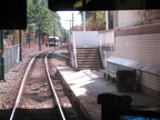 Abandoned Heller Parkway station of the Newark City Subway (inbound platform). Photo taken by Brian Weinberg, 9/18/2005.
