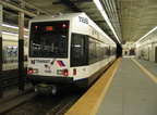 NJT NCS LRV 118B @ Washington Street. LRV is on the outbound track. Photo taken by Brian Weinberg, 9/18/2005.