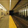 Warren Street station of the Newark City Subway. Looking inbound along the outbound platform. Photo taken by Brian Weinberg, 9/1