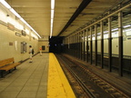 Warren Street station of the Newark City Subway. Looking inbound along the outbound platform. Photo taken by Brian Weinberg, 9/1