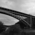 Henry Hudson Bridge. Photo taken by Brian Weinberg, 9/28/2005.