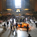 Main Concourse (with Lamborghini Gallardo) @ Grand Central Terminal. Photo taken by Brian Weinberg, 9/29/2005.