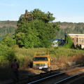 Amtrak Empire Service train #242 stopped @ DV Tower. Photo taken by Brian Weinberg, 9/30/2005.