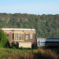 Amtrak Empire Service train #242 stopped @ DV Tower. Photo taken by Brian Weinberg, 9/30/2005.