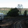 Amtrak Empire Service train #242 stopped @ DV Tower. Photo taken by Brian Weinberg, 9/30/2005.