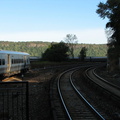 Amtrak Empire Service train #242 stopped @ DV Tower. Photo taken by Brian Weinberg, 9/30/2005.