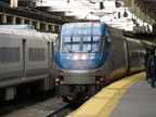 Amtrak HHP-8 652 @ Newark Penn Station. Photo taken by Brian Weinberg, 10/23/2005.