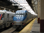 Amtrak HHP-8 652 @ Newark Penn Station. Photo taken by Brian Weinberg, 10/23/2005.
