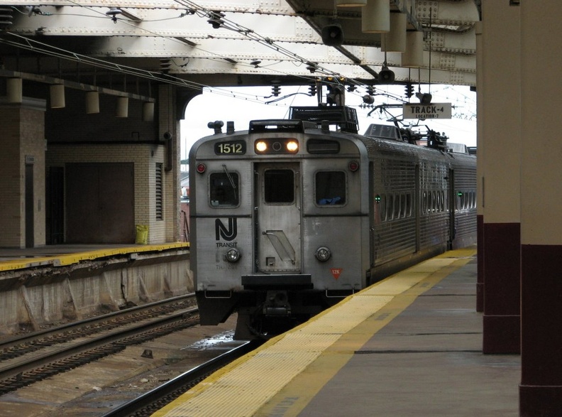 NJT Arrow III MU 1512 @ Newark Penn Station. Photo taken by Brian Weinberg, 10/23/2005.