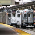 NJT Arrow III MU 1441 and Comet V Cab 6082 @ Newark Penn Station. Photo taken by Brian Weinberg, 10/23/2005.