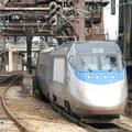 Amtrak Acela 2028 @ Newark Penn Station. Photo taken by Brian Weinberg, 10/23/2005.