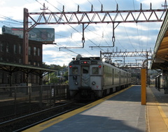 NJT Arrow III MU 1308 @ Newark Broad Street. Photo taken by Brian Weinberg, 10/23/2005.