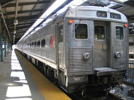 NJT Comet IB Cab 5160 @ Hoboken Terminal. Photo taken by Brian Weinberg, 10/23/2005.