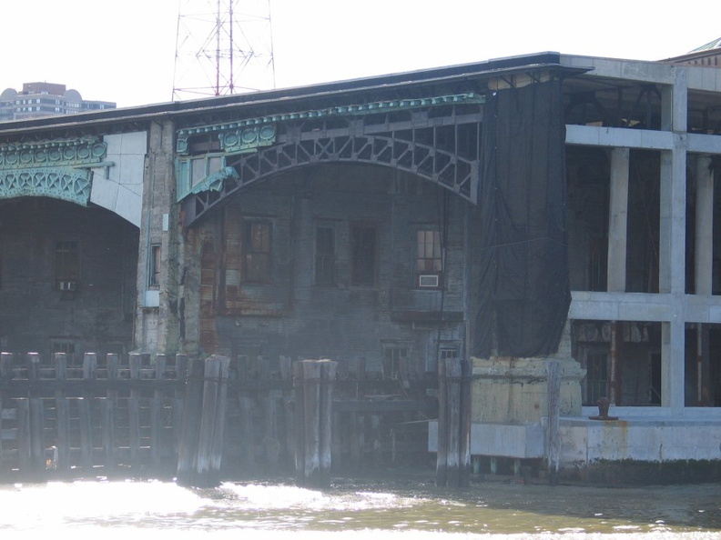 Northern-most ferry slip @ Hoboken Terminal. Photo taken by Brian Weinberg, 10/23/2005.