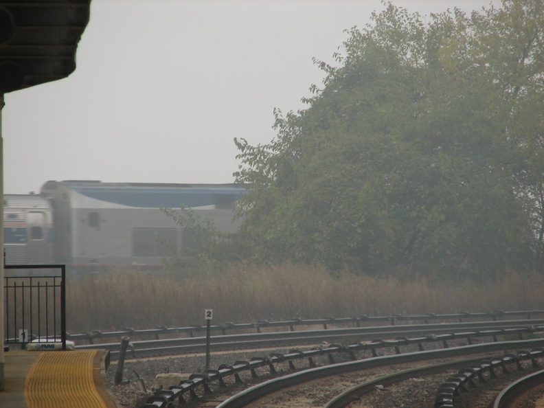 Amtrak P32DM-AC 717 (Train #71) @ Spuyten Duyvil. Photo taken by Brian Weinberg, 11/6/2005.