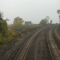 Spuyten Duyvil in dense fog. Photo taken by Brian Weinberg, 11/6/2005.