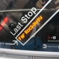 The FIND (Flexible Information and Notice Display) being evaluated on R-160B 8713 @ Hoyt-Schermerhorn. This photo shows a close