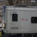 MNCR M-7a 4187 @ Riverdale (Hudson Line). Photo taken by Brian Weinberg, 12/9/2005.