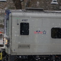 MNCR M-7a 4187 @ Riverdale (Hudson Line). Photo taken by Brian Weinberg, 12/9/2005.