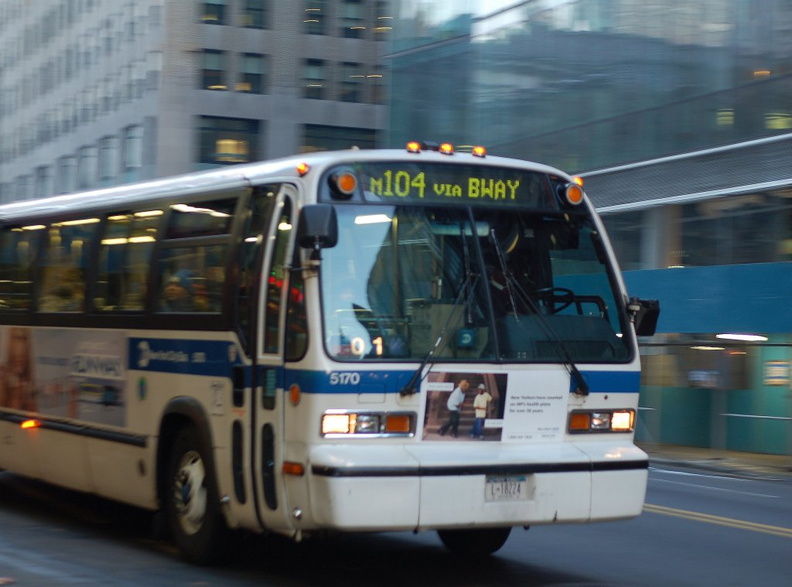 NYCT Bus RTS 5170 @ 42 St & 5 Av (M104). Photo taken by Brian Weinberg, 12/12/2005. DSC_0129a.jpg