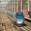 Amtrak Acela Express 2033 @ Elizabeth, NJ. Photo taken by Brian Weinberg, 12/18/2005.