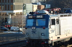 Amtrak AEM-7AC 912 @ Elizabeth, NJ. Photo taken by Brian Weinberg, 12/18/2005.