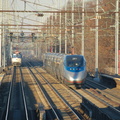 Amtrak Acela Express 2011 and Amtrak AEM-7AC 926 @ Elizabeth, NJ. Photo taken by Brian Weinberg, 12/18/2005.