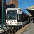 NJT Newark City Subway (NCS) LRV 105B @ Orange Street. Photo taken by Brian Weinberg, 1/15/2006.