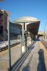 NJT Newark City Subway (NCS) Orange Street station. Photo taken by Brian Weinberg, 1/15/2006.