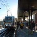 NJT Newark City Subway (NCS) LRV 116A @ Orange Street. Photo taken by Brian Weinberg, 1/15/2006.