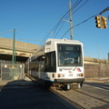 NJT Newark City Subway (NCS) LRV 116B @ Orange Street. Photo taken by Brian Weinberg, 1/15/2006.